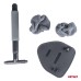 Teleskopowa myjka szczotka do szyb okien luster 28-47 cm AMIO-02611