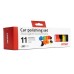 Zestaw gąbek do polerowania gąbki polerskie 9 el.+ dysk 80 mm + adapter M14 AMIO-02647