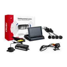 Zestaw czujników parkowania TFT02 4,3" z kamerą HD-315-LED 4 sensory czarne