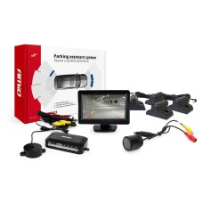 Zestaw czujników parkowania TFT01 4,3" z kamerą HD-301-IR 4 sensory czarne Truck
