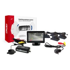 Zestaw czujników parkowania TFT01 4,3" z kamerą HD-305-LED 4 sensory czarne Truck