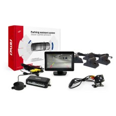 Zestaw czujników parkowania TFT01 4,3" z kamerą HD-315-LED 4 sensory czarne Truck