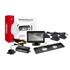 Zestaw czujników parkowania TFT01 4,3" z kamerą HD-402-LED 4 sensory czarne Truck