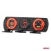 Wodoodporna ładowarka z gniazdami i testerem napięcia 2x USB 12V 24V MOD-06 AMIO-02856
