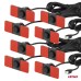 Czujniki parkowania cofania czarne wewnętrzne 16,5mm 8szt LED 3D AMIO-03196