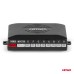 Czujniki parkowania cofania czarne wewnętrzne 16,5mm 8szt LED 3D AMIO-03196