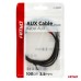 Kabel AUX MINI JACK 3,5mm oplot 100cm AMIO-03269
