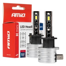 Żarówki samochodowe LED seria H-mini H1 6500K Canbus AMIO-03329