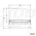 Lampa ostrzegawcza błyskowa kogut 24 LED W25B 12V 24V AMIO-03341