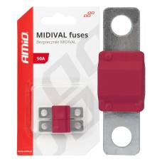Bezpieczniki samochodowe MIDIVAL MTA 2 szt. 50A AMIO-03475