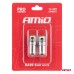 Żarówki LED CANBUS PRO T4W BA9S 4x2016 SMD białe 12V 24V AMIO-03579