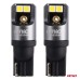 Żarówki LED FULL CANBUS PRO T10 W5W 4x3030 SMD białe 12V 24V AMIO-03580