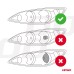 Żarówki samochodowe LED seria FLEX+ H7 soczewka 12V 24V 6000K Canbus AMIO-03660