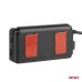 Rozdzielacz rozgałęźnik trójnik zapalniczki + woltomierz ładowarka USB USB-C 12V 24V AMIO-03781