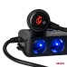 Rozdzielacz rozgałęźnik trójnik zapalniczki + woltomierz ładowarka USB USB-C 12V 24V AMIO-03781