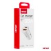 Ładowarka samochodowa USB-A + USB-C 20W AMIO-03877