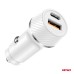 Ładowarka samochodowa USB-A + USB-C 20W AMIO-03878