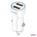 Ładowarka samochodowa 2x USB-A AMIO-03879