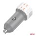 Ładowarka samochodowa USB-A+ USB-C 38W AMIO-03883