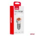 Ładowarka samochodowa USB-A+ USB-C 38W AMIO-03883