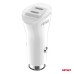 Ładowarka samochodowa 2x USB-C 40W AMIO-03884