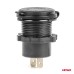Ładowarka samochodowa z gniazdami USB wodoodporna z włącznikiem 2x USB-C 12V 24V AMIO-04224