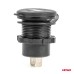Ładowarka samochodowa z gniazdami USB i testerem napięcia wodoodporna 2x USB-C 12V 24V AMIO-04225