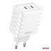 Ładowarka sieciowa Quick Charge 35W 2x USB-C 100-240V AMIO-04288