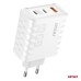 Ładowarka sieciowa Quick Charge 65W USB-A + 2x USB-C AMIO-04289