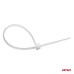 Opaski zaciskowe białe 3.6×150mm 100 szt. AMIO-04308