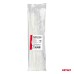 Opaski zaciskowe białe 4.8×350mm 100 szt. AMIO-04312