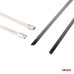 Opaski zaciskowe metalowe ze stali nierdzewnej 4.6x300mm 100 szt. AMIO-04323