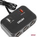 Rozdzielacz gniazda zapalniczki z ładowarką 1x USB-A 1x USB-C QC4.0 12V 24V 120W 80cm AMIO-04365