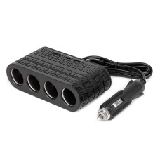 Rozdzielacz gniazda zapalniczki z ładowarką 2x USB-A 1x USB-C 12V 24V 120W 80cm AMIO-04367