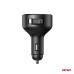Ładowarka samochodowa ze zwijanym kablem typu C + USB-C 12V 24V 60W AMIO-04368