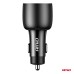 Ładowarka samochodowa 2x USB-C + USB-A 12V 24V 100W AMIO-04371