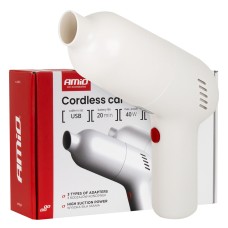 Odkurzacz samochodowy bezprzewodowy 40W 4,5kPa USB-C VC-07 HEPA AMIO-04415