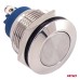 Przycisk chwilowy rozruchu płaski okrągły stalowy 19mm 5A 12/230V AMIO-04436