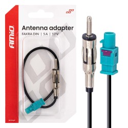 Adapter antenowy FAKRA DIN 5A 12V AMIO-04443 Adapter antenowy FAKRA DIN 5A 12V AMIO-04443