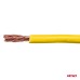 Przewód jednożyłowy żółty CCA 1x1mm2 100m 5A 12/230V AMIO-04448