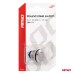 Włącznik płaski okrągły stalowy ON/OFF 19mm 5A 12/230V AMIO-04474