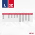 Łańcuchy śniegowe tekstylne 3D 2szt. rozmiar L EN16662-1 Önorm V5121 AMIO-04509