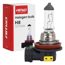 Żarówka halogenowa H8 12V 35W PGJ19-1 AMIO-04516