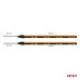Paski LED COB do samochodu boczne pomarańczowe 2x30cm 12V AMIO-04574