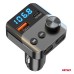 Transmiter samochodowy FM 1×USB-A 1×USB-C 12V 24V AMIO-04647