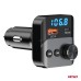 Transmiter samochodowy FM 1×USB-A 1×USB-C 12V 24V AMIO-04647