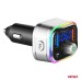 Transmiter samochodowy FM 2×USB-A 1×USB-C microSD 12V 24V AMIO-04652