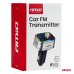 Transmiter samochodowy FM 2×USB-A 1×USB-C microSD 12V 24V AMIO-04652