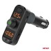 Transmiter samochodowy FM 2×USB-A 1×USB-C mircoSD 12V 24V AMIO-04653
