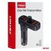 Transmiter samochodowy FM 2×USB-A 1×USB-C mircoSD 12V 24V AMIO-04653